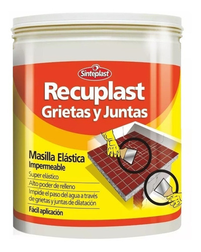 Recuplast Grietas Y Juntas Masilla 1kg Sinteplast