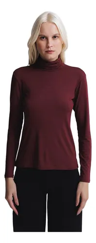 Blusa Feminina Insider Tech T-shirt High Neck Manga Longa Menor preço em Blusa Feminina Insider Tech T-shirt High Neck Manga Longa