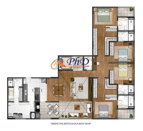 Imagem 3 de 15 de Grand Garden Residence - Apartamento Alto Padrão A Venda No Bairro Jardim Das Samambaias - Jundiaí, Sp - Ph52155