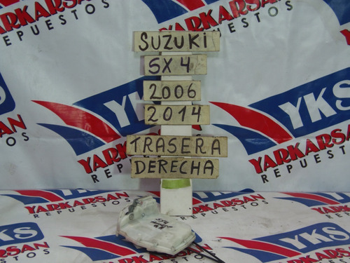 Chapa Con Cierre Trasera Derecha Suzuki Sx4 2006-2014