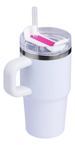 Vaso Térmico Stanley The Flowstate Quencher 591ml Blanco Crystal Cruch