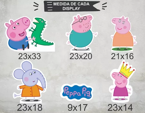 Display Mdf Casinha Peppa Pig Decoração De Festas 