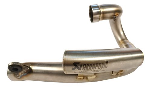 Sistema Escape Akrapovic Para Ktm 4t 250/350/450/500 Sxf/exc (Usado)