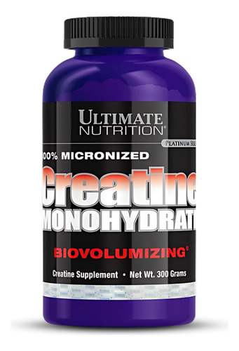 Creatina Ultimate Nutrition 300g Micronizada + Scoop