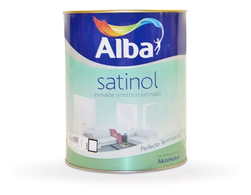 Satinol Esmalte Sintetico Satinado Alba X 1 Litros