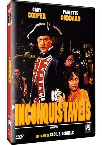 Os Inconquistáveis - Dvd - Gary Cooper - Paulette Goddard