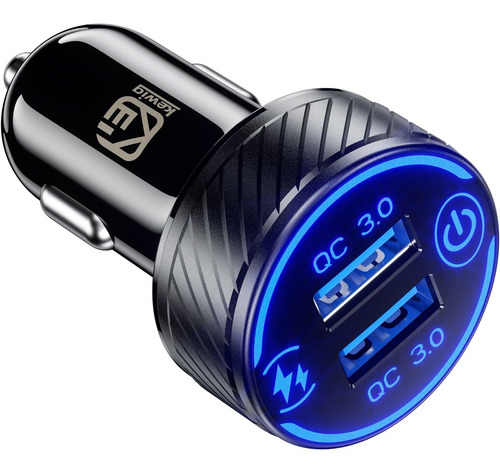 Cargador Para Coche Kewig  Usb Dual Qc3.0 Puerto Rápid Fr6x