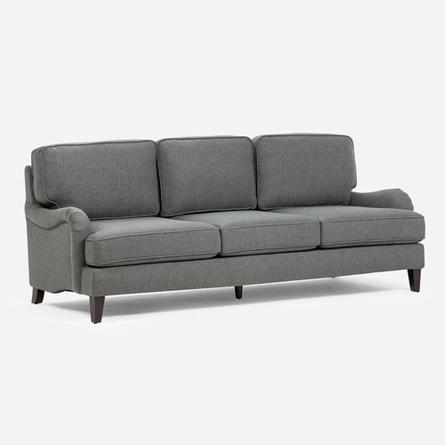 Sofa Rosen Kingsgate Tela 3 Cuerpos Grafito