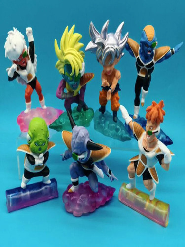 Juego De 8 Muñecos De Acción De Dragon Ball Z Ginyu Force, B