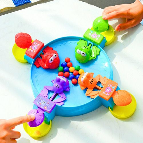 Juego De Mesa Ranitas Glotonas Hambrientas Atrapa Pelotas