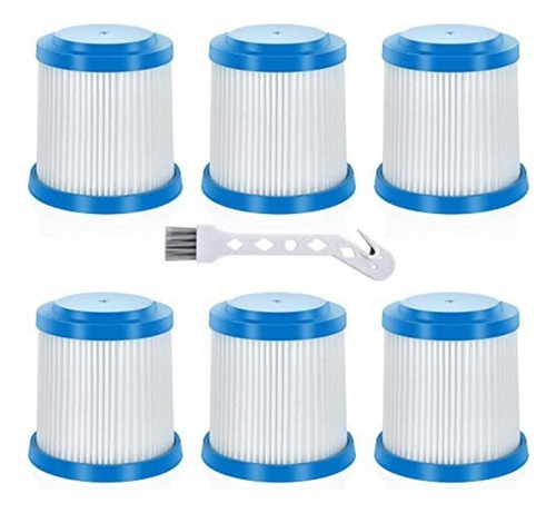 2024 Pack De 6 Filtros De Recambio Vpf20 For Black&decker