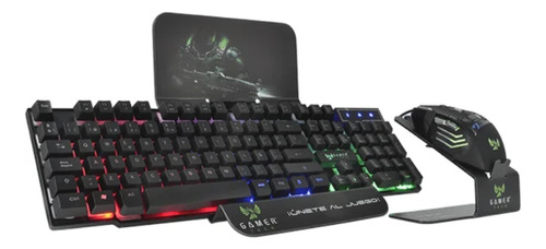 Combo Gamer Teclado Y Mouse Retroiluminado Gt300c