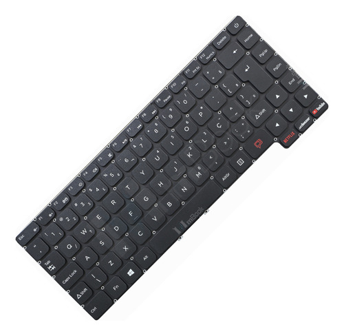 Teclado Pra Notebook Positivo Motion Q4128c-s Cor Conforme Imagens Do Anúncio Idioma Português Brasil