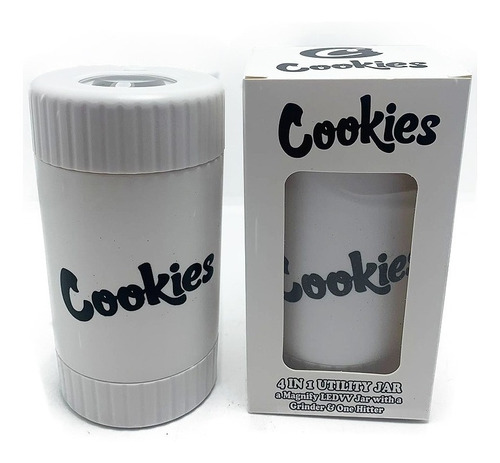 Contenedor Lupa Tricomas Grinder Y Hitter 4 En 1 Cookies Led