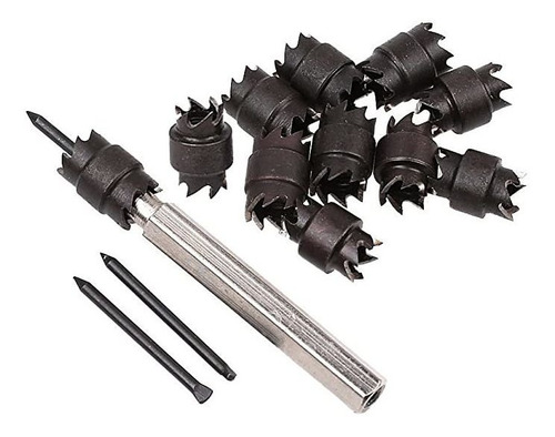 13 Pieces 3/8 Inches Rotary Spot Weld Cutter Remover Drill B