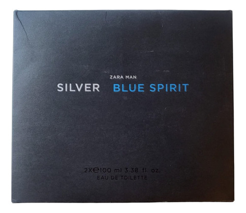 2 Perfumes Importados Zara Man Blue Spirit + Silver - 100ml 