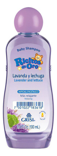  Shampoo  Lavanda Y Lechuga Ricitos De Oro 100 Ml