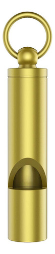 Mini Whistle Premium Silbato Emergencia By Outmate-h62 Laton