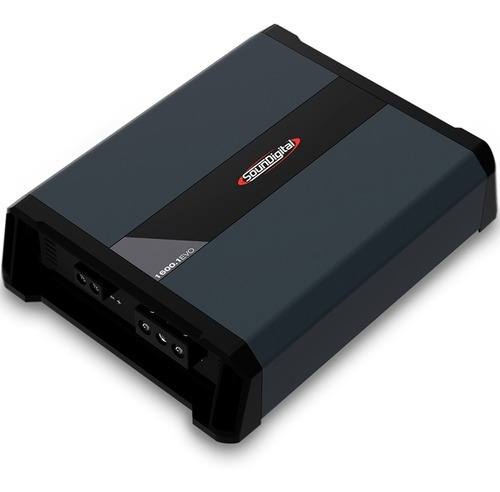 Imagen 2 de 2 de Amplificador para autos, pickups & suv SounDigital EVO 4.0 1600.1 clase D con 1 canal y 1600W