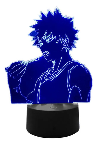 Lámpara De Noche Led B 3d Bakugo My Hero Academia For The