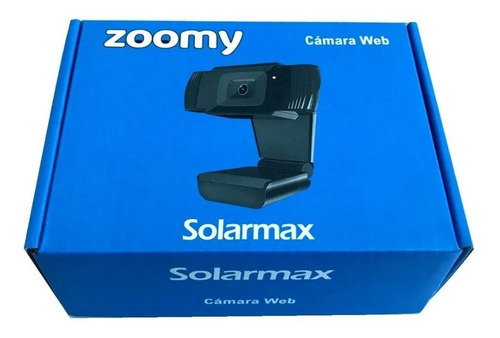 Imagen 4 de 7 de Camara Web Webcam Solarmax Zoomy 1000 Con Microfono Hd 1080p