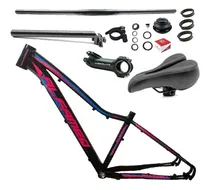 Comprar Kit Quadro De Bicicleta Alfameq Feminino Aro29+canote+6peças