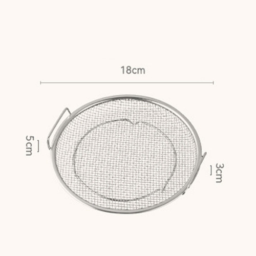 2 Colador Para Freír De Acero Inoxidable, Bandeja Para