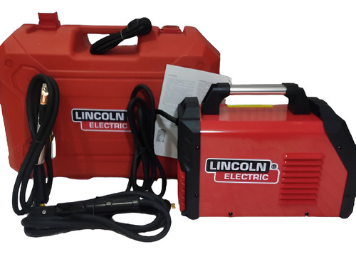 Soldadora Inverter Lincoln Electric 110v/220v De 250 Amp Color Rojo Frecuencia 60