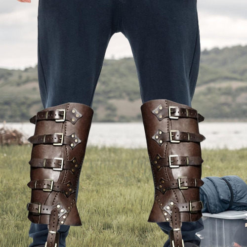 Botas Steampunk Cubre Tapas Elegantes Polainas Café