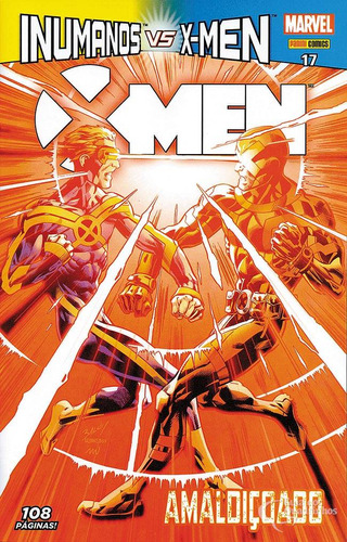 Extraordinary X-men: Inumanos Vs X-men Amaldiçoado, De Marvel Comics. Série X-men, Vol. 17. Editora Panini Comics, Capa Mole, Edição Nova Marvel Em Português, 208