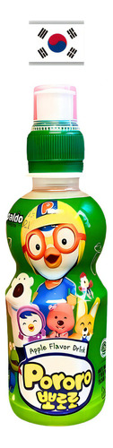 Suco De Maça Verde Pororo Paldo 235ml - Coreia