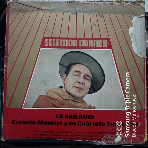 Vinilo Ernesto Montiel Y Cuarteto Santa Ana La Bailanta  F4