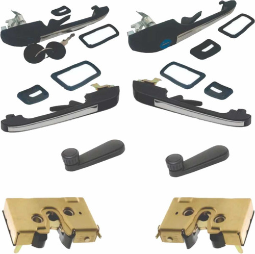 Kit Chapas Y Manijas Para 2 Puertas Vw Golf A2 1.8l 87-92