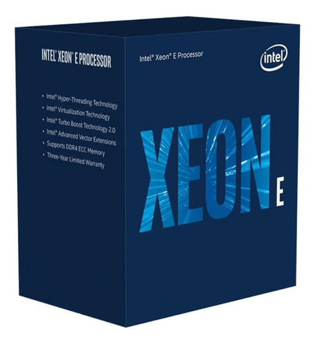 Processador Intel Xeon E2146G BX80684E2146G  de 6 núcleos e  4.5GHz de frequência com gráfica integrada