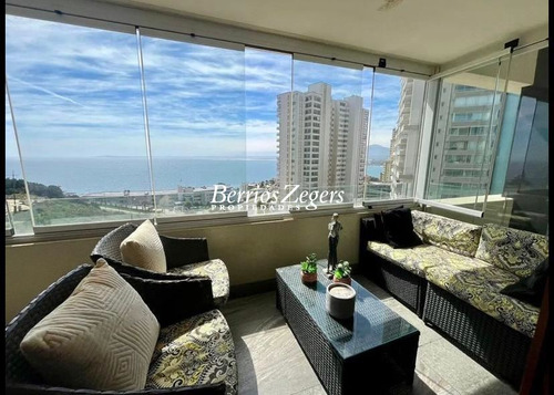 Departamento En Venta De 2 Dorm, 2 Baños En Concón,vista .