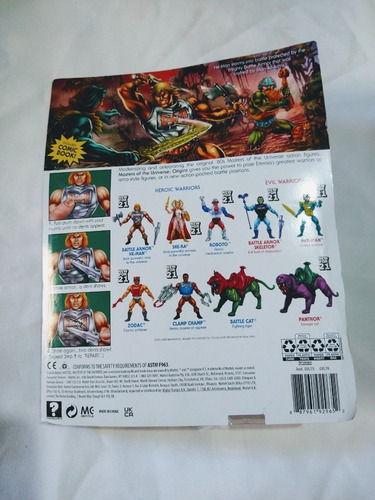 Motu Origins He Man Battle Armor De Lujo Gira Pecho