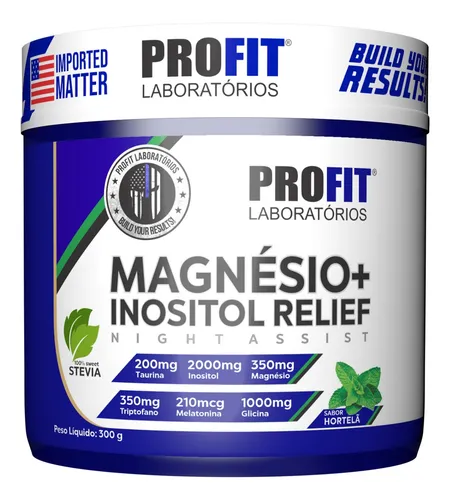 Magnésio + Inositol Relief: Suplemento Para Melhor Sabor Hortelã