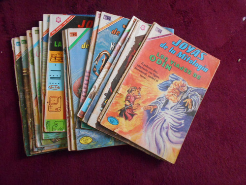 Lote D20 Historieta Joyas Mitologia Novaro Grandes Raras (Usado)
