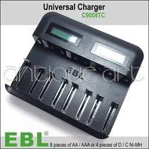 Comprar A64 Cargador 4 Pilas D \u002F C 8 Pilas Aa\u002Faaa Recargables New 5v
