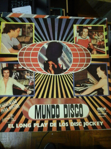 Vinilo 4636 - Mundo Disco- El Long Play De Los Disc Jockey