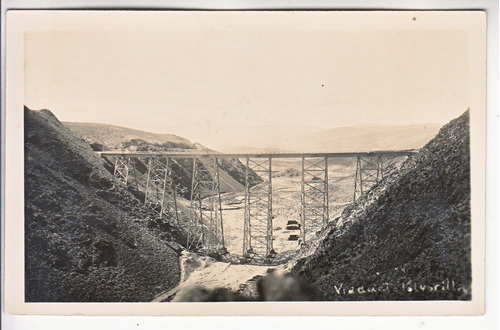 Antigua Postal Viaducto Polvorilla De Tren A Las Nubes Salta