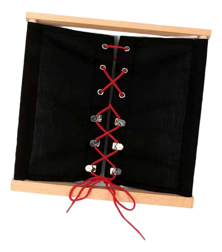 Montessori Toys Busy Board Aprender A Vestirse, Cordones