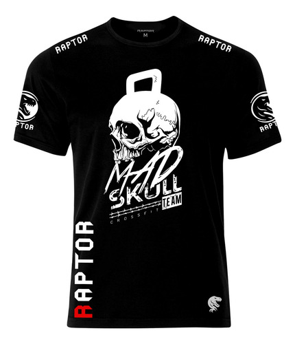 Remera Raptor Mma Crossfit Craneo Pesa 100% Algodon