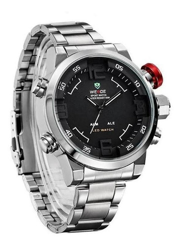 Relógio Weide Masculino 2309 Prata