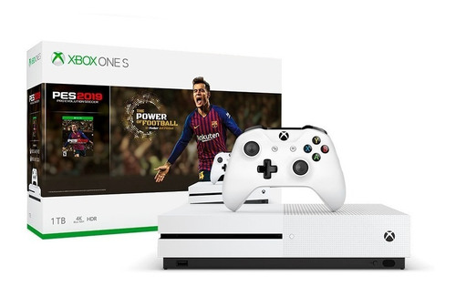 Xbox One S 4k + 1 Joystick + Game Pass Pes 1090 Full H4rd 