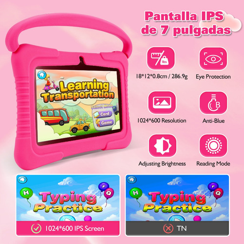 Tablet Para Niños Veidoo V88 7 Android 32gb Rom 2gb Ram