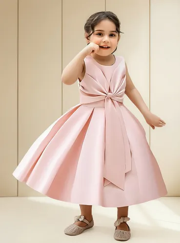 Vestido De Niña Lazo Encantador