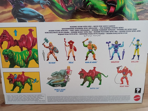 Figura Battle Cat Origins Master Of The Universe Seminuevo (Usado)