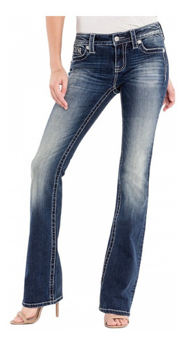 Calça Miss Me Jeans Dream Catcher Bootcut 98% Algodão M3115b