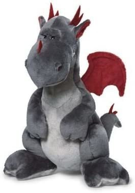 Peluche De  Dragón Gris De 30 Cm Juguete Niños Niñas